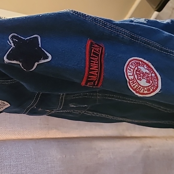 Distressed Denim Jacket - Picture 3 of 7